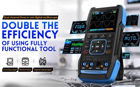 FNIRSI 2C23T 3-in-1 Handheld Oscilloscope Multimeter DDS Generator | 2 ...