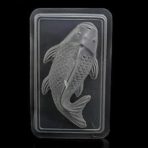 GAZEPO 3D Koi Fish Shape Plastic Jelly Mould Cake Chocolate Jelly Sugar ...