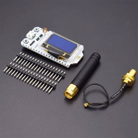 0.96 OLED Display ESP32 ESP-32S WIFI BT Lora Module – REES52