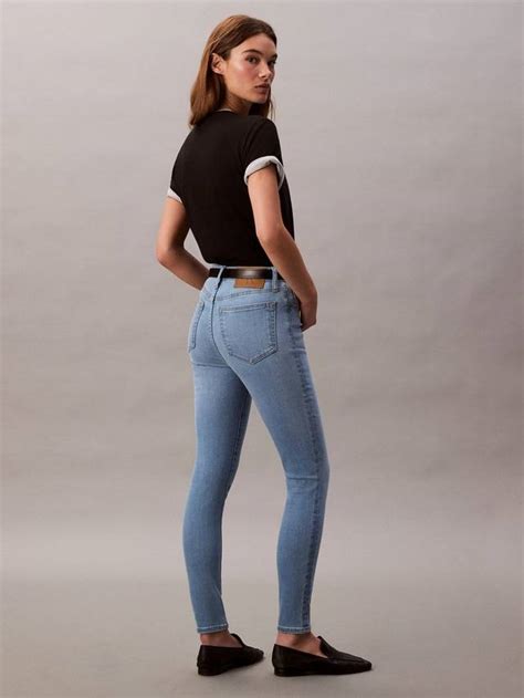 Calvin Klein Mid Rise Skinny Jeans, Light Cape