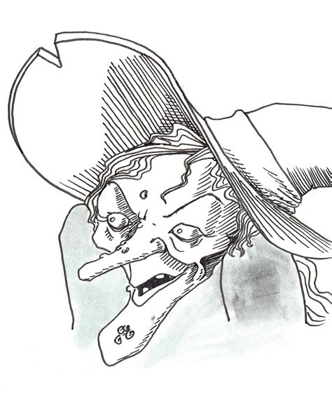 Ugly Witch Ink Drawing by jazhelmet on Newgrounds