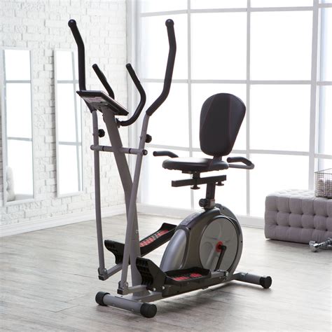 Recumbent Bike With Arm Exercise For Office Home Elliptical Excersize ...