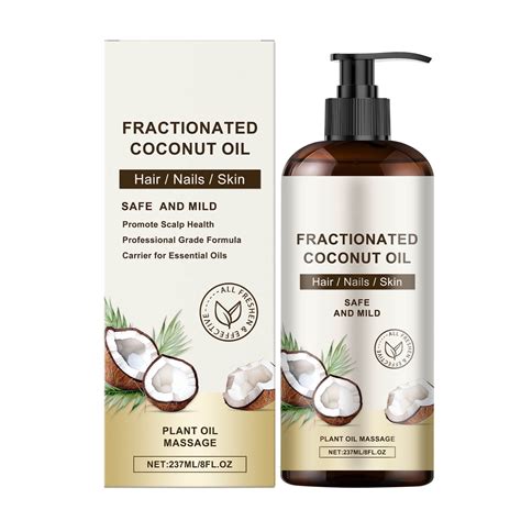 Blends Fractionated Coconut Oil Pure And Natural Grade For Skin Hair ...