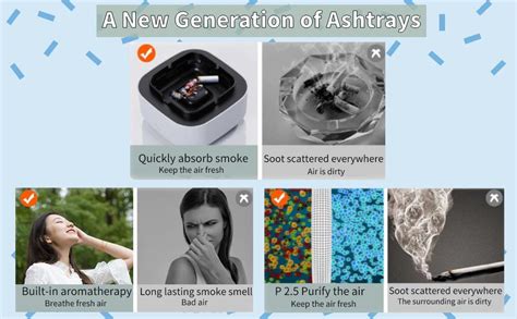 Buy NYTRYD Smokeless Ashtray for Cigarette Smoker, 5-in Electronic ...