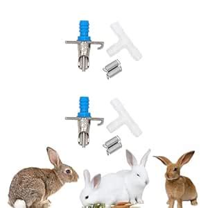 CJ Farms-Automatic Rabbit Nipples Drinker Set of 2 : Amazon.in: Pet ...