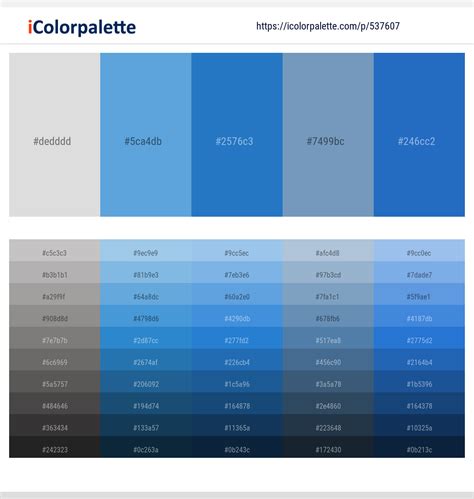 58+ Royal Blue And Cadet Blue Color Palettes & Gradient Ideas ...