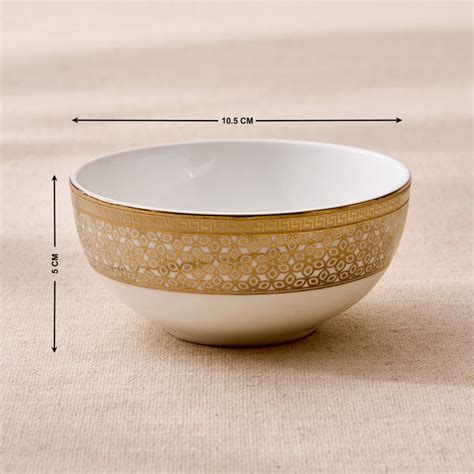 Buy Midas Classic Bone China Printed Katori - 240ml from Home Centre at ...