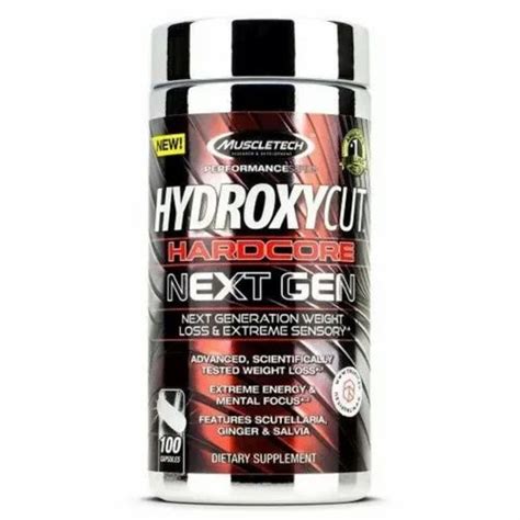 Fat Burner - Performance Series Hydroxycut Hardcore Next Gen Capsule ...