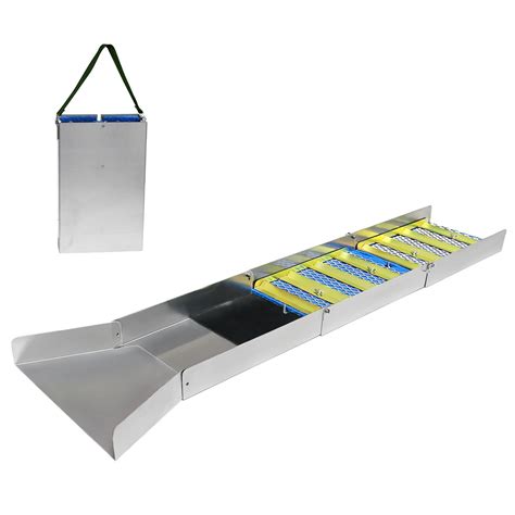 Snapklik.com : Folding Aluminum Alloy Sluice Box, Portable Gold ...