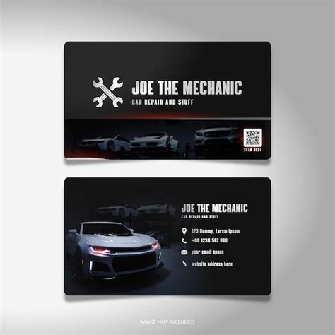 Mechanic Business Card Design 的图像结果