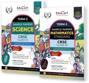 Educart CBSE Term 2 Sample Papers Class 10 Bundle Of Science & Math ...