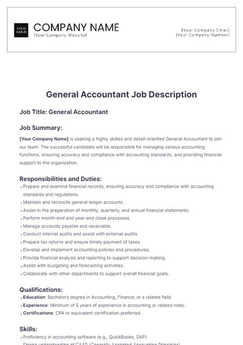 Job Desc Accounting