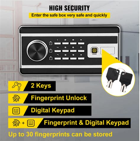 VEVOR Biometric Safe Box Fingerprint Keyboard | Ubuy India