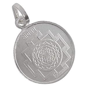 numeroastro Shri Yantra Locket | Pendant In Pure Silver For Men & Women ...