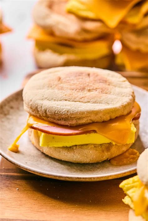 Meal Prep Breakfast Sandwiches