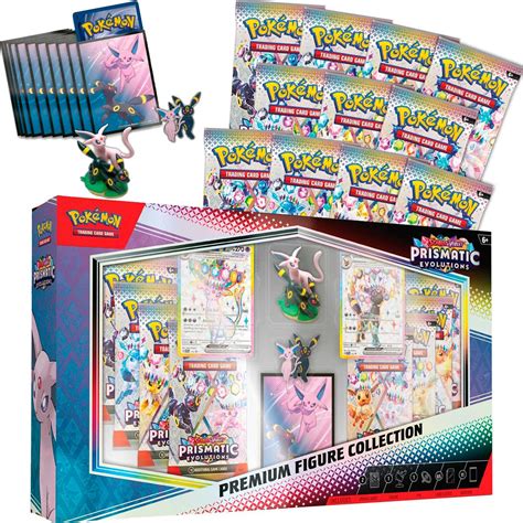Pokémon TCG Box Prismatic Evolutions Premium Figure Collection Inglês ...