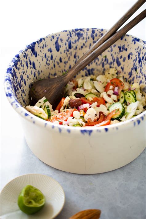 Ensalada de coliflor mediterranea | Piloncillo&Vainilla