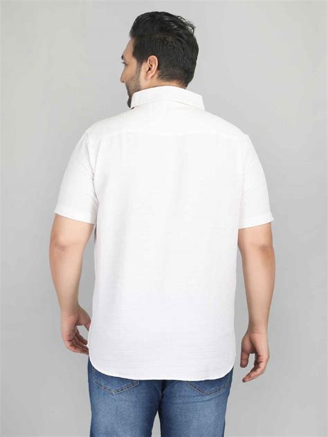 Plush Size Loose Fit Shirt for Men Comfortable Casual Tee with Soft Fa ...