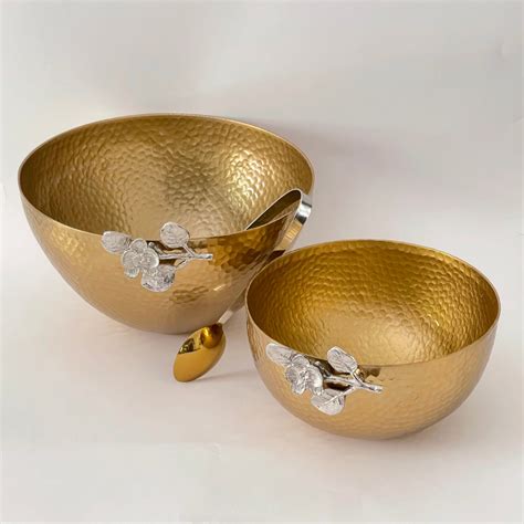 Aurum Serving Bowls with Tongs