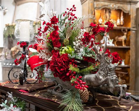 Silk Christmas Arrangements