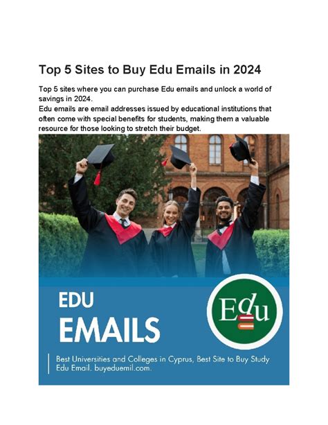 Top 5 Sites to Buy Edu Emails in 2024 - Top 5 Sites to Buy Edu Emails ...