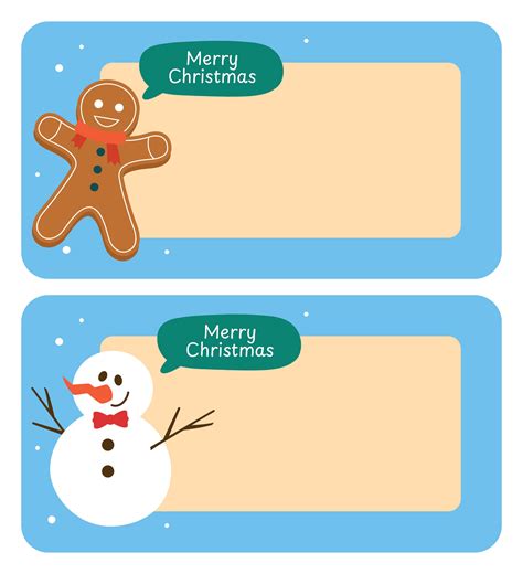 Free Christmas Printable Name Tags: Festive DIY - Printables for Everyone