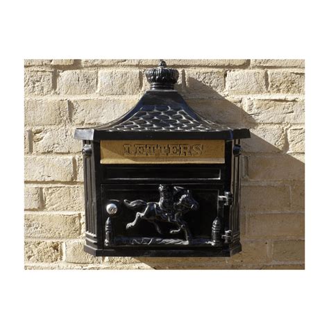 Buy Wall Mounted Mailbox | Black Letterbox | Swanky Interiors