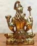 Buy Lord Shiva brass idol in Meditation posture 8 " - Budhshiv.com