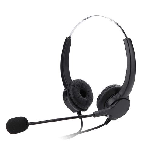 Call Center Headset with Microphone Noise Cancelling Headphone Volume ...