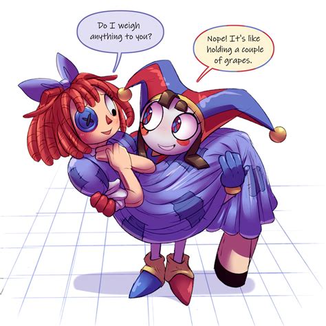 Can you pls do a pomni x ragatha???? — Cringe (but FREE)