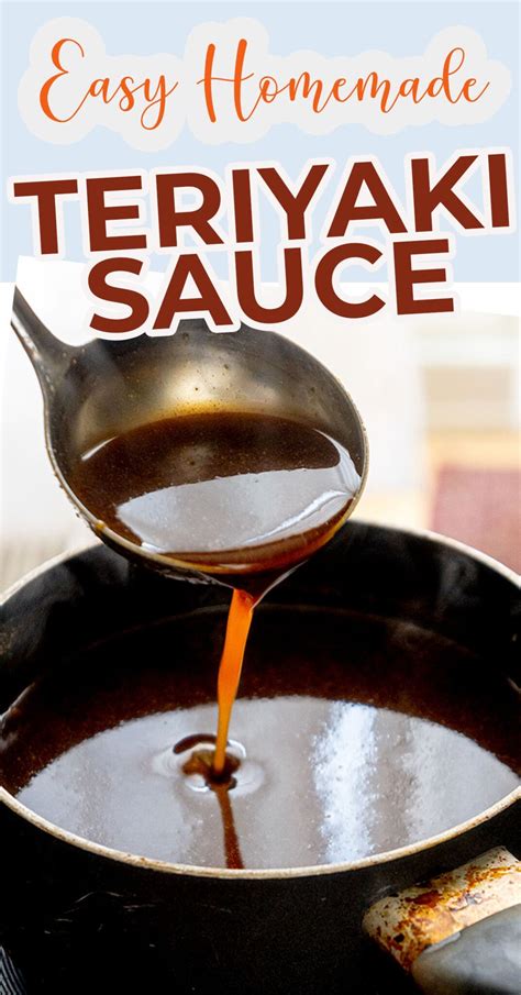Easy homemade teriyaki sauce – Artofit