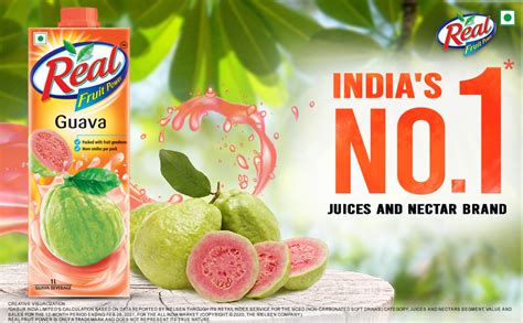 DABUR Real Guava Fruit Juice -1L (Pack Of 2) | Rich In Vitamin C | No ...