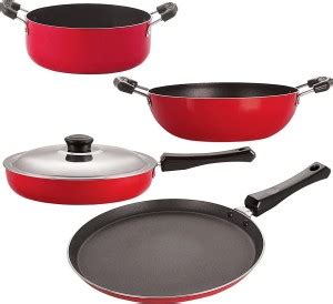 NIRLON FT10_FP13_KD10_CS22 Non-Stick Coated Cookware Set Price in India ...