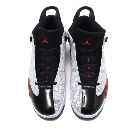 JORDAN BRAND AIR JORDAN DUB ZERO WHITE/FIRE RED-BLACK 23SP-I（ジョーダン ブランド ...