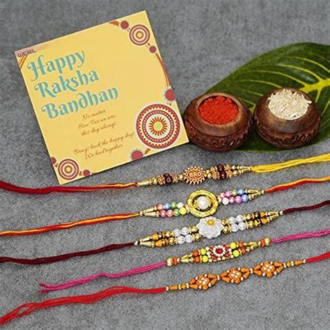 Webelkart Combo Of 5 Rakhi For Brother, Bhaiya, kids and Bhabhi with ...