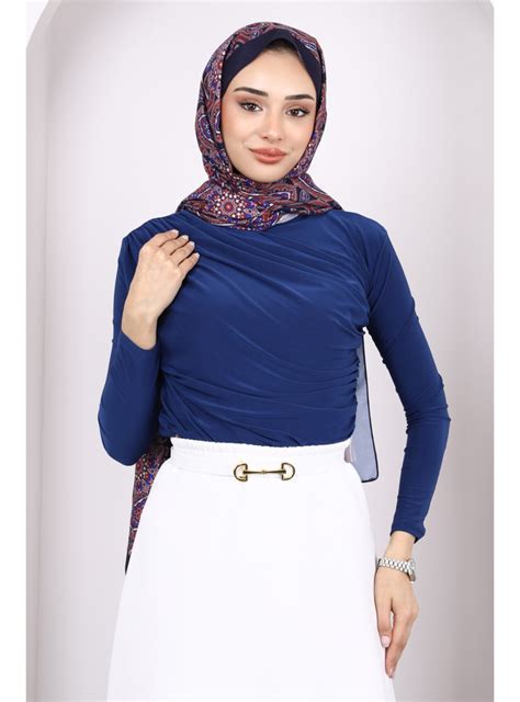 Light Navy Blue - Blouses