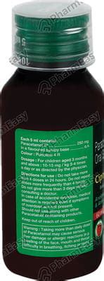 Buy Cipmol 250 MG/5ML Suspension (60) Online at Flat 15% OFF | PharmEasy