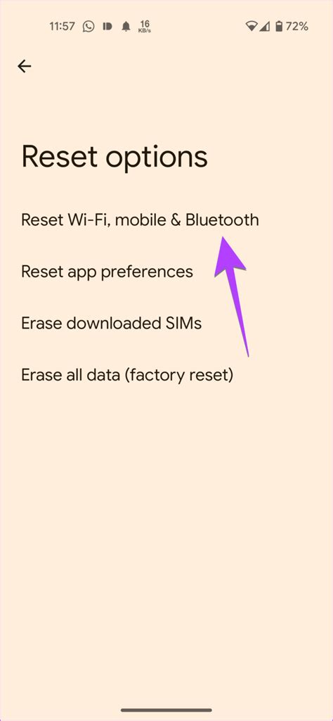 Image result for Reset Network Setting for Android