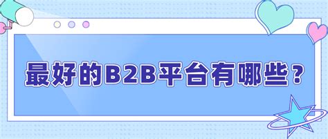 常见b2b平台有哪些（常见有名的B2B电商平台）-百运网