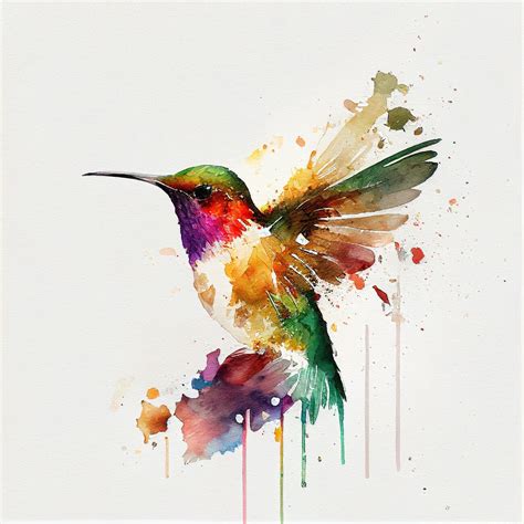 Hummingbird Art Wallpaper