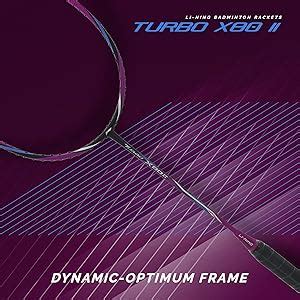Buy Li-Ning Turbo X 80-II Carbon-Graphite Badminton Racquet with Free ...