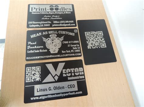 Metal Business Cards