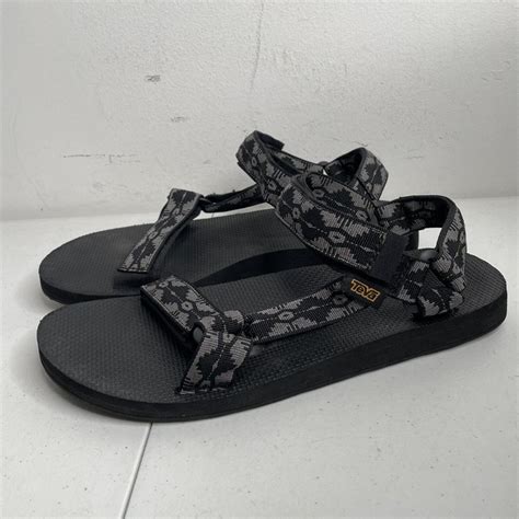 Teva Original Universal Mens Black Sandals Size 10... - Depop