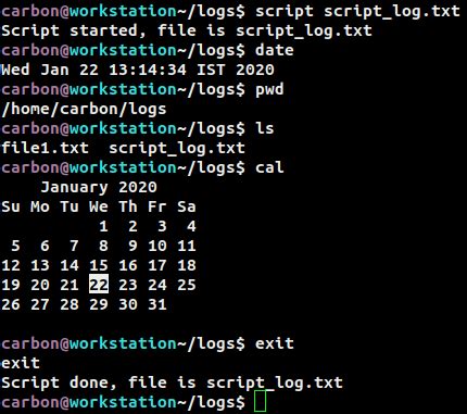 Image result for Linux Script Output to File
