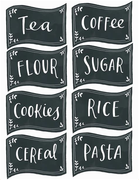 Food Label Template