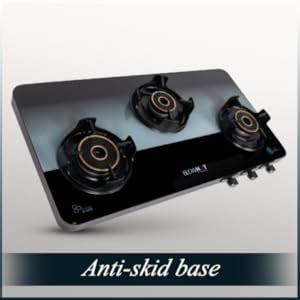 BLOWHOT Sapphire Manual 3 Burner Slimmest Gas Stove | Toughened Glass ...