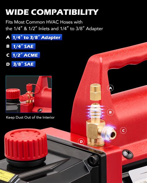 Mua Orion Motor Tech Vacuum Pump, 4.5 cfm 1/3 hp HVAC Single Stage Vacuum Pump for R12 R22 R134a ...