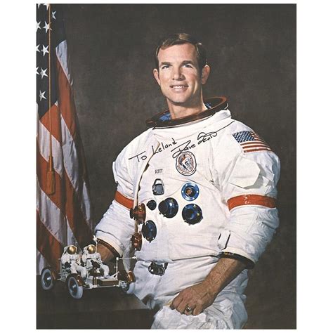 Dave Scott Apollo 15 Signed 1971 Photograph Black and White For Sale at ...