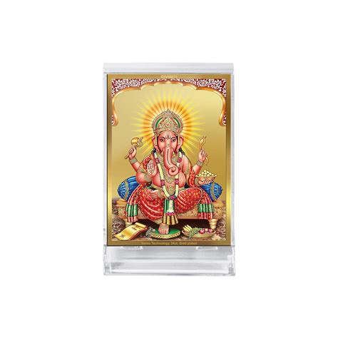 DIVINITI Lord Ganesha Photo Frame for Car Dashboard, Car Idol, Table ...