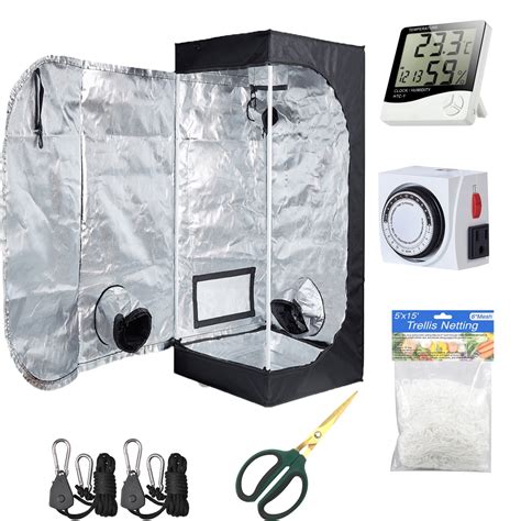 Buy Grow Tent Room Kit 20"x20"x48" Indoor s Growing Reflective Mylar ...